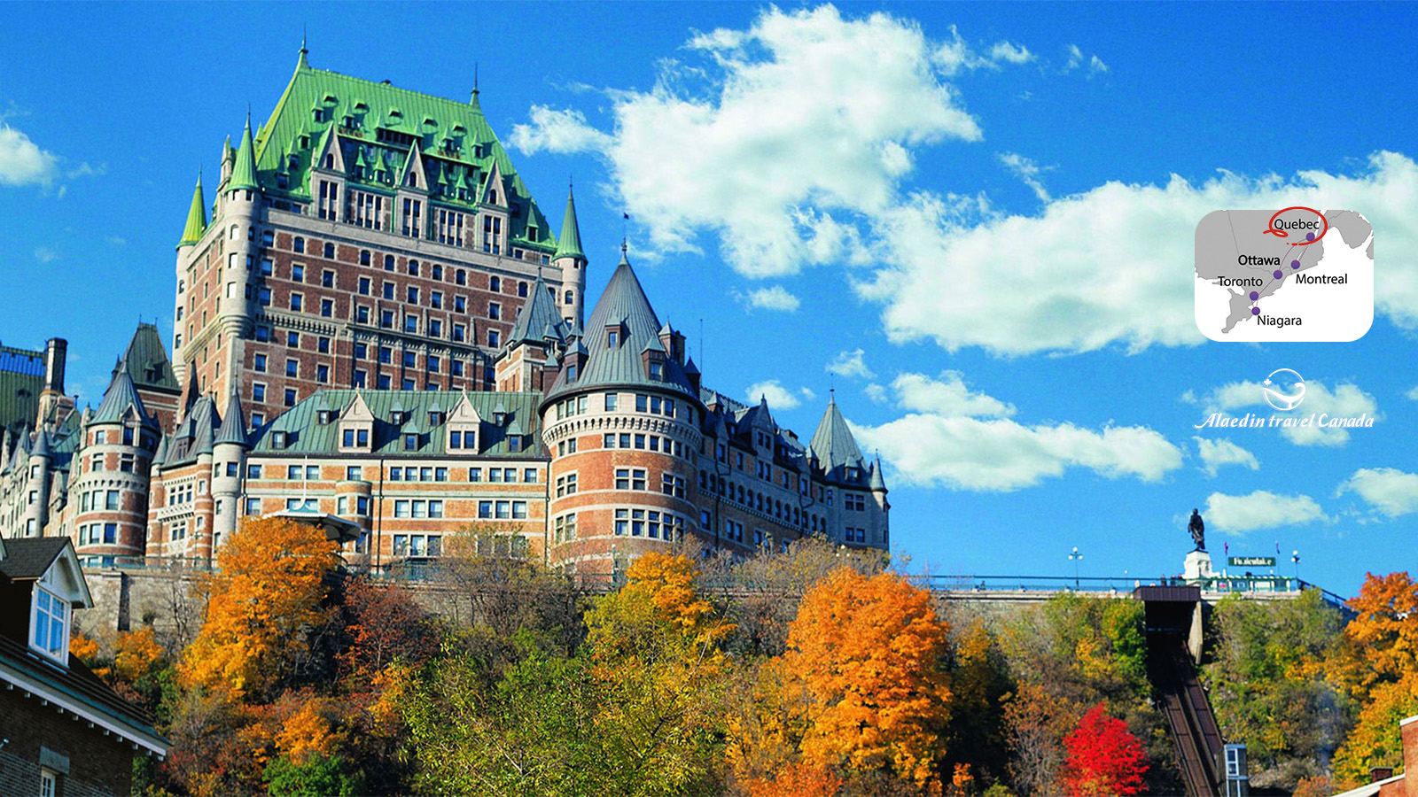 Canada East Tour – 7 Days / 6 Nights  - Alaedin Travel Canada